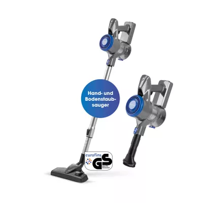 CLEANmaxx Akku-Hand- & Bodenstaubsauger 22,2V