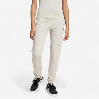 ADIDAS Pantaloni tuta ADIDAS donna regular fit leggeri 3 strisce beige
