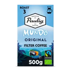 Paulig Mundo Original luomu kahvi suodatinjauhatus 500g