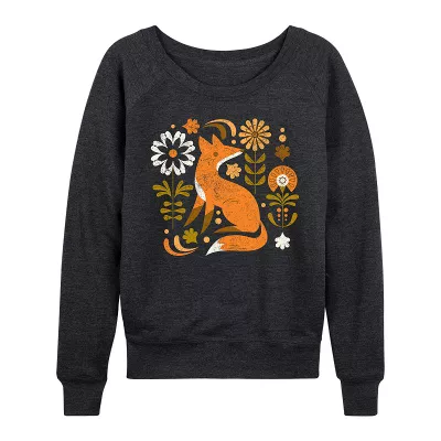 Women's Autumn Fox Lightweight French Terry Sweatshirt