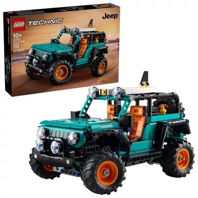 LEGO Technic Jeep Wrangler Rubicon SUV - Building Toy for Boys & Girls, Ages 10+ - Model Car Kit with Detailed Features - Display Set for Bedroom Decor - Gift for Birthdays - 42227
