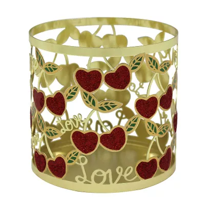 Celebrate Together™ Valentine's Day Cherry Heart Candle Sleeve