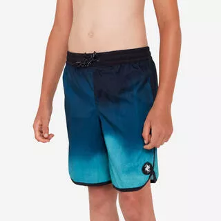 Costume mare ragazzo 500 TIE&DYE BLACK lungo