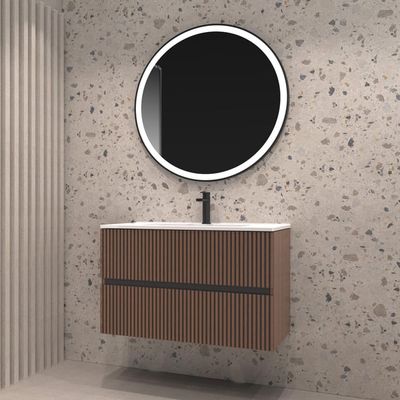 MUEBLE DE BAÑO NOVA GEO NOGAL 60X45CM ALISTONADO