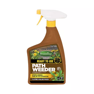 Brunnings Path Weeder Ready To Use 1L Value Pack