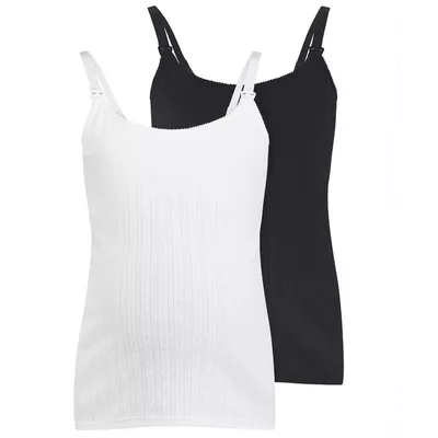 2 Damen Still-Unterhemden