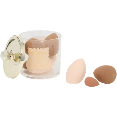 Houbičky na make-up v organizéru