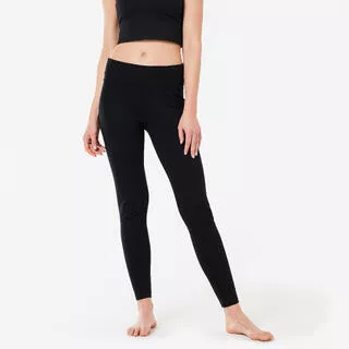 KIMJALY Leggings donna yoga cotone bio donna neri