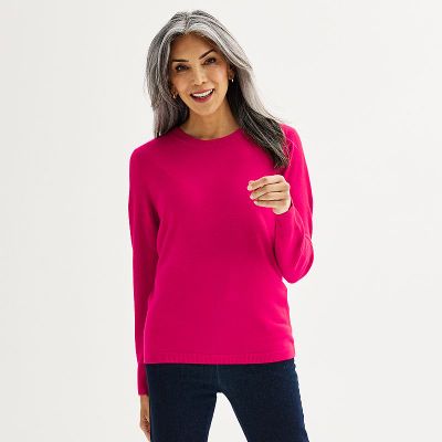 Women's Croft & Barrow® Extra Soft Crewneck Sweater