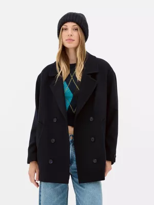 Chaquetón marinero con doble botonadura de Rita Ora