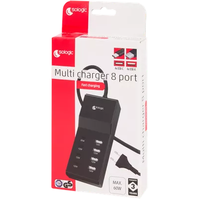 Multinabíječka s 8 porty Sologic