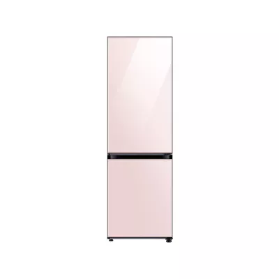 Heladera Samsung no frost Bespoke Freezer Inferior Glam Pink