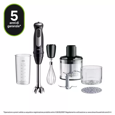 Braun MultiQuick 5 Pro - Minipimer, Frullatore a i...