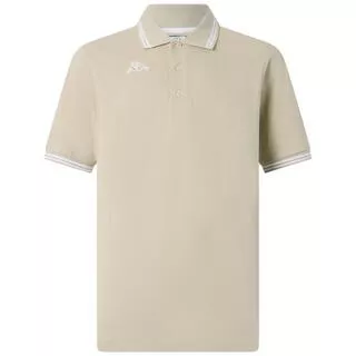 KAPPA polo maniche corte da uomo in cotone beige da fitness