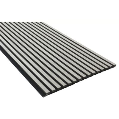 FibroTech Premium, Akustikpanel, grå eg, 22x605x2440 mm