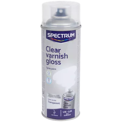 Čirý lak s vysokým leskem Spectrum Transparentní