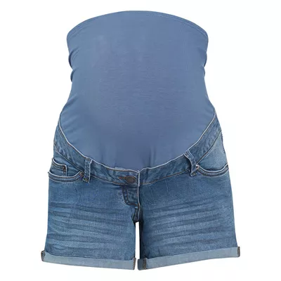 Damen Umstands-Jeansshorts