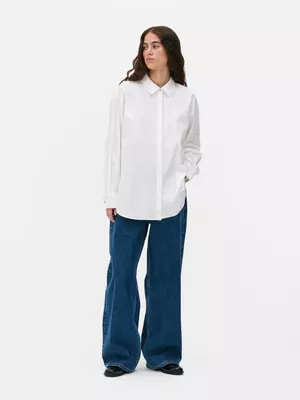 Camisa de popelina básica de The Edit