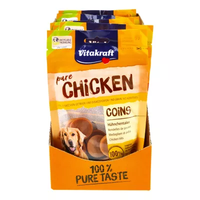 Vitakraft Chicken Hühnchentaler 80 g, 8er Pack