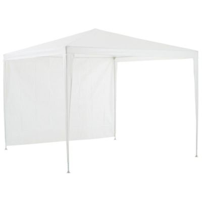 Side t/havepavillon, hvid