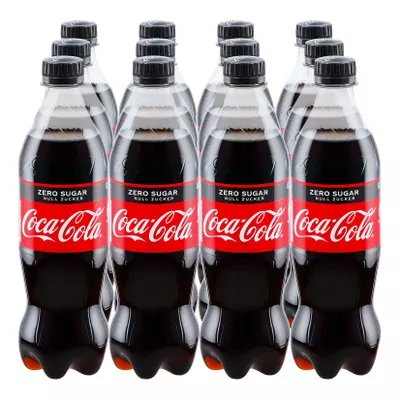 Coca-Cola Zero 0,5 Liter, 12er Pack