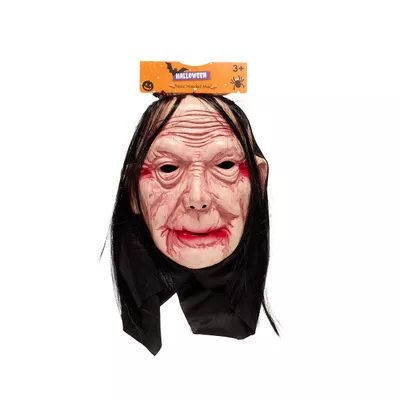 Halloween Hooded Plastic Mask Assorted