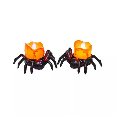 Halloween LED Spider Candle