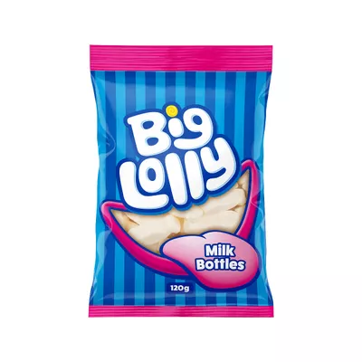 Big Lolly Milk Bottles 120g
