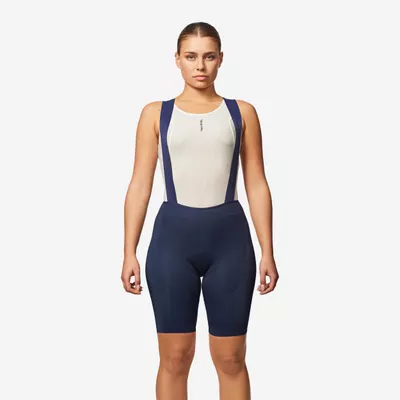 Radhose Rennrad kurz Sommer Racer 3 Damen Blau