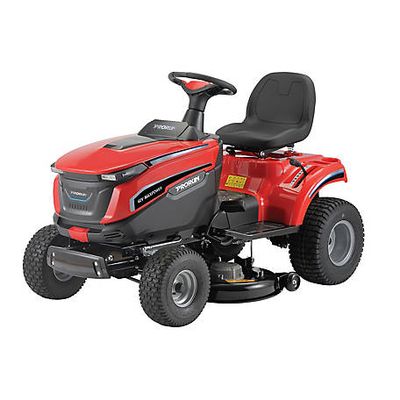 New!  PRORUN 60V 42-in. Steel Deck Cordless Lawn Tractor with 10.0 Ah Batteries (3), Charger, Mulch Kit, and Towing Kit
