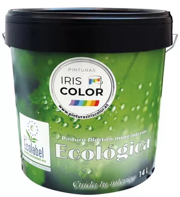 PINTURA PLASTICA INTERIOR MATE ECOLOGICA 4L BLANCO
