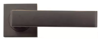 JUEGO DE MANILA ROSETA ALUMINIO CUADRADA MOD 6017 NEGRO-NIQUEL