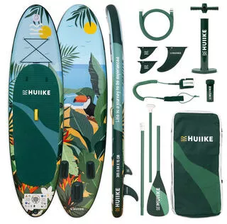 HUIIKE Tavola Sup Gonfiabile Adulti Accessori Premium, HUIIKE, Verde, Alta Stabilità
