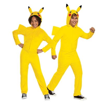Pokemon Pikachu Halloween Costume for Children, Boys Size S (6/7), by Disguise