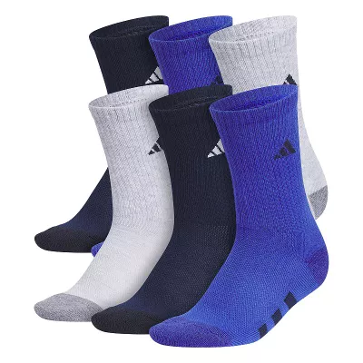 Boys adidas 6 pk Crew Socks
