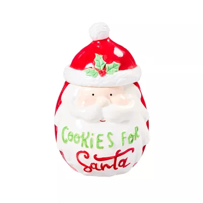 Christmas Santa Cookie Jar