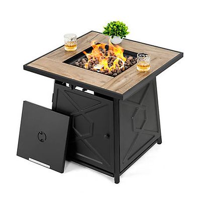Nuu Garden 28 in. Propane Gas Fire Pit Table 5000BTU