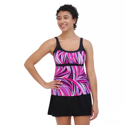 Women's ZeroXposur UPF 30+ Hopscotch Peasant Tankini