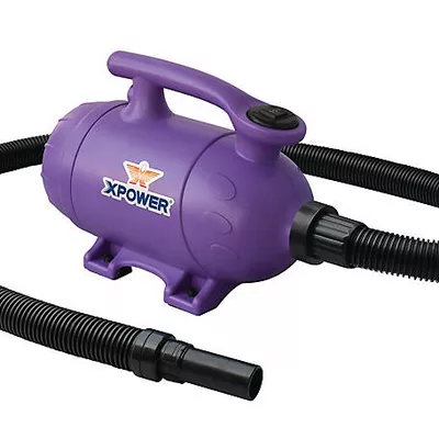 XPOWER Pro at Home Pet Grooming Force Dryer & Vacuum, B-2-PURPLE