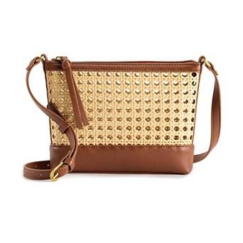 Sonoma Goods For Life® Campbell Caning Top Zip Crossbody Bag