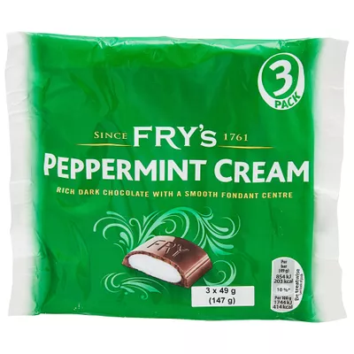 Fry’s Peppermint Cream 147g 3pk