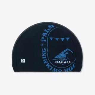 Cuffia piscina TIKI tessuto nero-blu