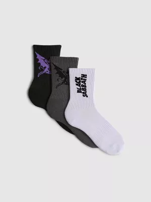 Pack de 3 pares de calcetines de Black Sabbath