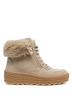 Women's Milleiny Abx Waterproof Faux Fur-Trim Ankle Boots