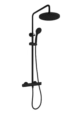 COLUMNA DE DUCHA MONOMANDO TEKA DUAL CONTROL NEGRO