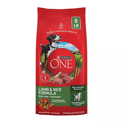 Purina ONE Adult Lamb and Rice Recipe Natural Dry Dog Food