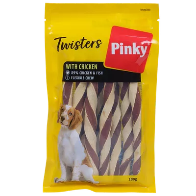 Pamlsek pro psy Twister Pinky
