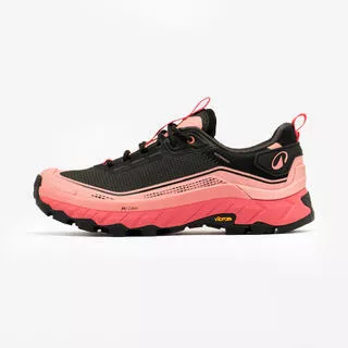 QUECHUA Scarpe trekking donna MH900 impermeabili rosa e nere