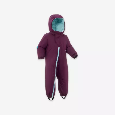 WEDZE Schneeanzug Skianzug Baby - 500 Warm Lugiklip violett