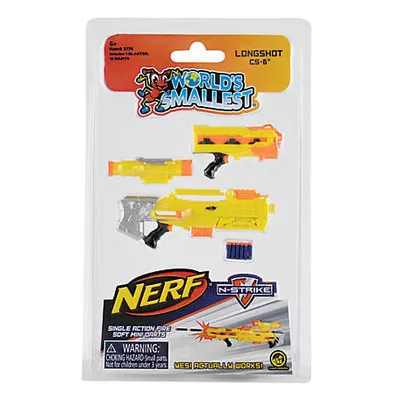 World's Smallest Nerf Blaster